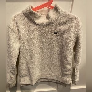 Girls vineyard vines mock neck fleece